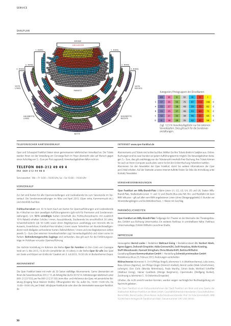 Opernmagazin März / April 2013 - Oper Frankfurt