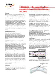 j-BendAble – Die kompatiblen biege- unempfindlichen OM2 ... - j-fiber
