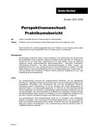 WS08/09 - Hochschulbüro für Internationales - Leibniz Universität ...