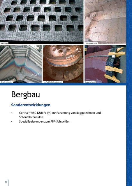 Legierungsübersicht Fülldrahtelektroden - R line