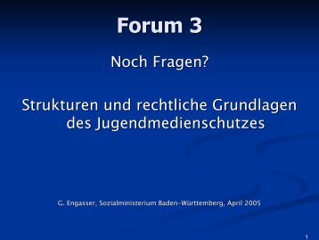 Präsentation von Gerald Engasser - Ajs