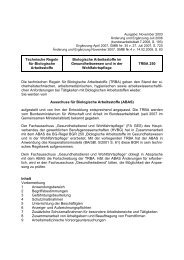 TRBA 250 - Infektionsschutz.gesundheitsdienstportal.de