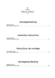 Montageanleitung Assembly instructions ... - Villeroy & Boch