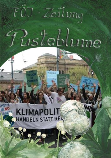 Die Pusteblume Juni 2013 - FÖJ Blog