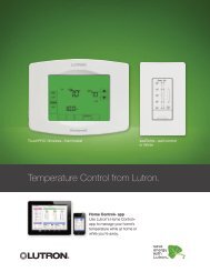 Temperature Control from Lutron®