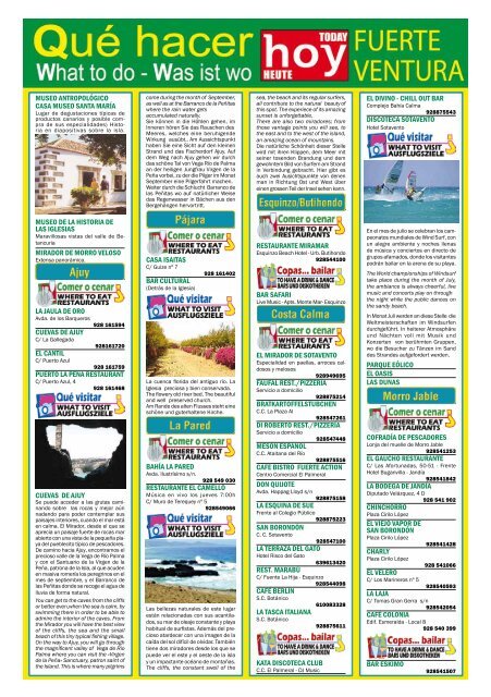 GRATIS / FREE - Fuerteventura Magazine Hoy