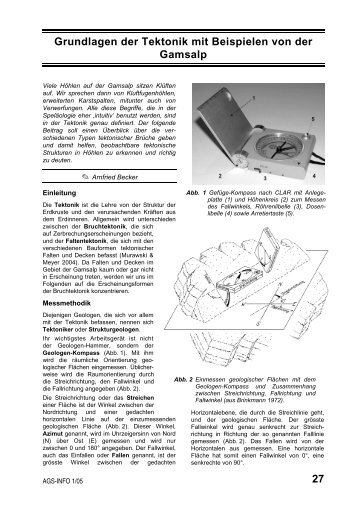 27 Grundlagen der Tektonik mit Beispielen von der Gamsalp
