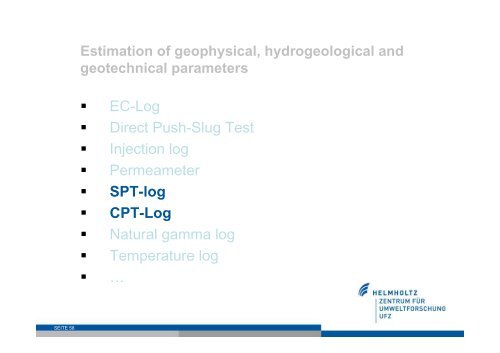 Direct Push-Technologien - SINBRA