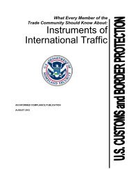 Instruments of International Traffic - CBP.gov