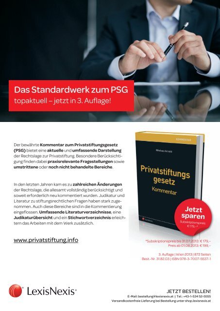 Bestellschein - privatstiftung.info