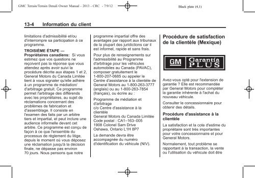 Terrain (PDF, 23.4 Mo) - GM Canada