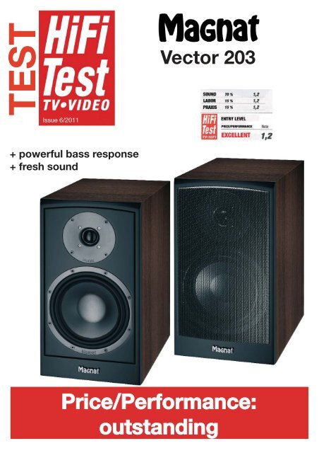 Vector 203 HT 6 11 en 1:end Celan XT - Magnat