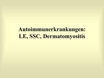 Systemischen Lupus erythematodes