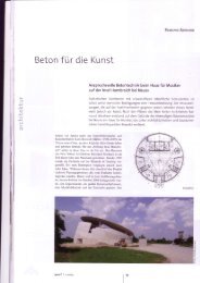 Beton für die Kunst