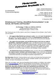 Einladung zum Training „Gewaltfreie ... - Bürgernetz Rosenheim e.V.