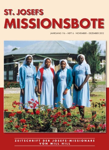 MISSIONSBOTE MISSIONSBOTE - The Mill Hill Missionaries