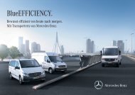 BlueEFFICIENCY Broschüre (PDF, 2,65 MB) - Mercedes Benz