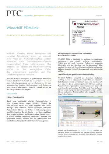 Windchill® PDMLink®