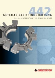 442™ geteilte gleitringdichtung - A.W. Chesterton Company