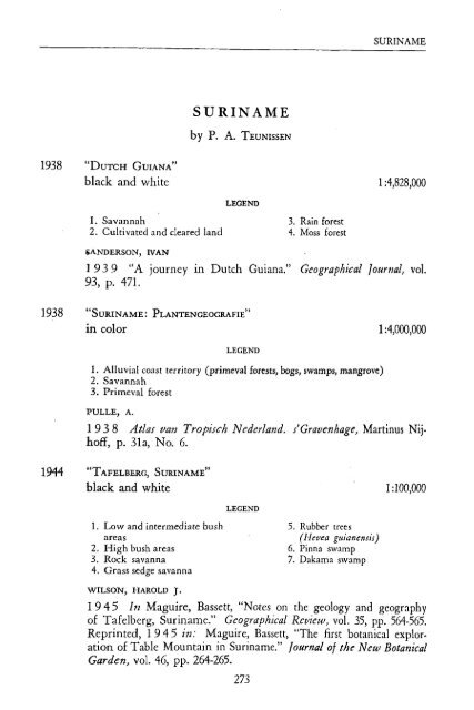 international bibliography of vegetation maps - KU ScholarWorks ...