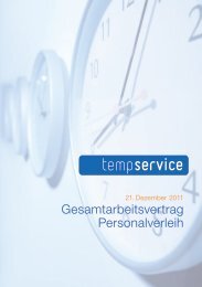 GAV Personalverleih - Swissstaffing