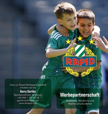 Anbei der Info-Folder zum Ausdrucken - SK Rapid Wien