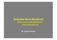 Schulter - Arm - Syndrom: Eine neuro-orthopädische Herausforderung