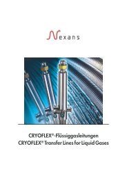 CRYOFLEX®-Flüssiggasleitungen CRYOFLEX® Transfer ... - Nexans
