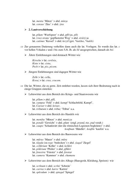 Thema 13 Wortbildung und Wortschatz im ... - Germanistik