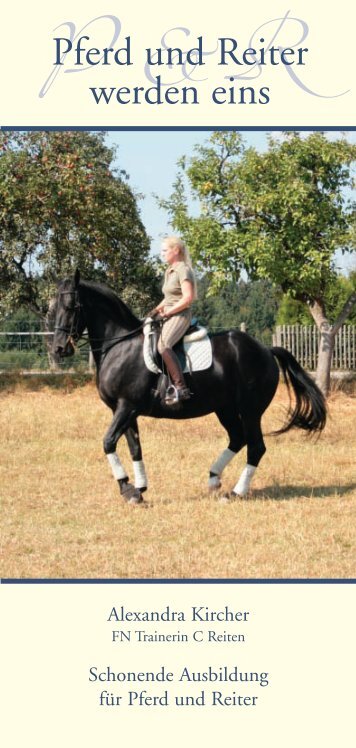 Pferd und Reiter werden eins