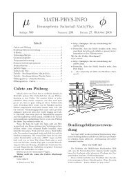 µ MATH-PHYS-INFO - Fachschaft MathPhys an der Uni Heidelberg