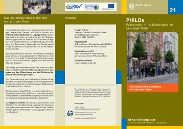 PHILOs Prävention, Hilfe & Initiative im Leipziger Osten