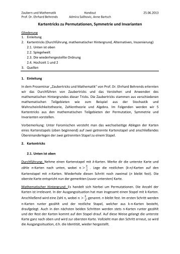 Kartentricks Pdf Kartentricks Pdf