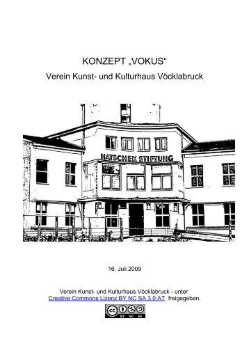 Konzept Offenes Kunst- und Kulturhaus Vöcklabruck ... - blatthirsch