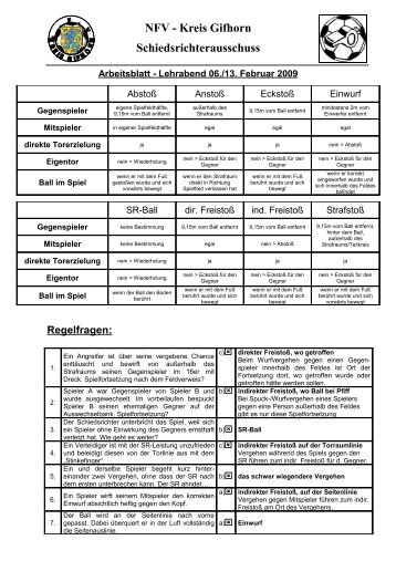 Schiedsrichter Datenblatt - NFV-Kreis Gifhorn