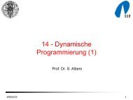 Dynamische Programmierung