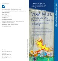 Vom Mut, - Bremer Friedensforum