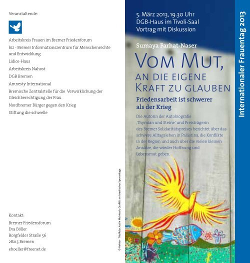 Vom Mut Bremer Friedensforum