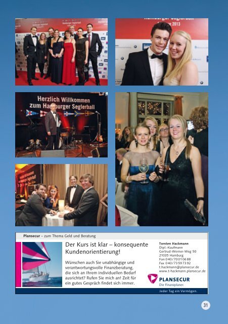 Ausgabe 01/2013 (März/April) - Blankeneser Segel-Club eV