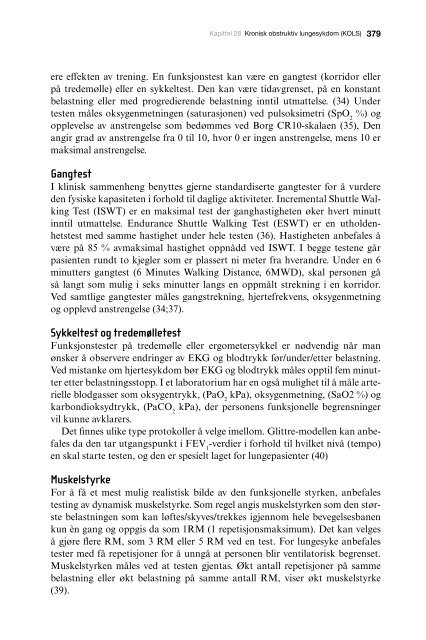 28. Kronisk obstruktiv lungesykdom (KOLS) - Helsedirektoratet