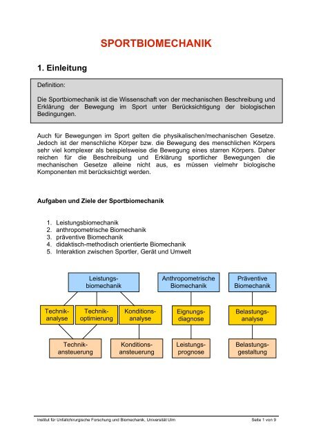 SPORTBIOMECHANIK