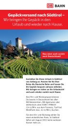 Download Flyer DB Gepäckversand - Bruneck