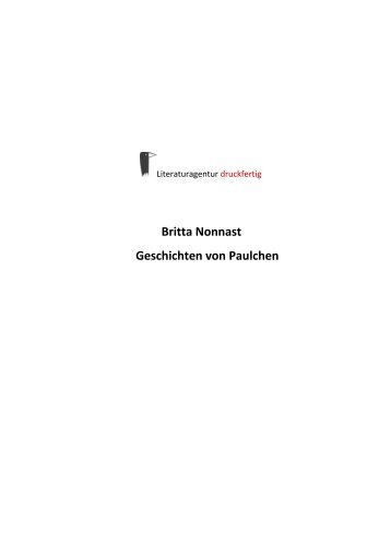 Britta Nonnast Geschichten Von Paulchen