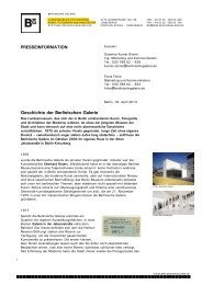 Geschichte - Berlinische Galerie