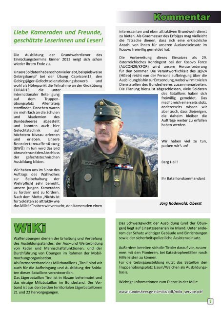 Unser Umgang mit der Vergangenheit - Österreichs Bundesheer