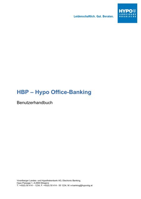 HBP - Benutzerhandbuch.pdf - Hypo Landesbank Vorarlberg