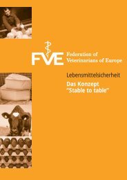 Lebensmittelsicherheit Das Konzept “Stable to table” - Federation of ...
