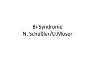 Bi-Syndrome N. Schüßler/U.Moser