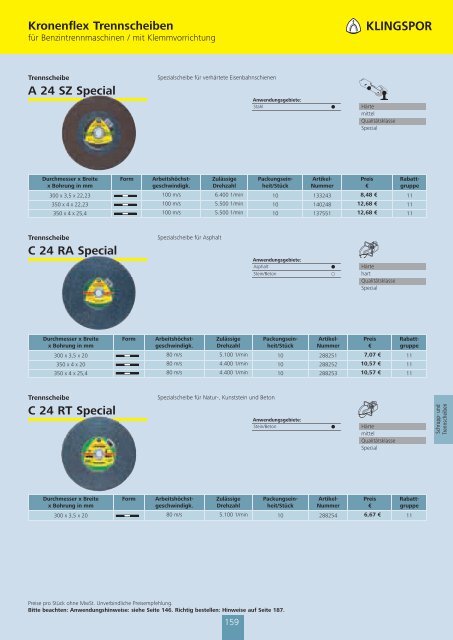 Klingspor-Schleifkatalog 2012 - HIT - Honer Industrietechnik