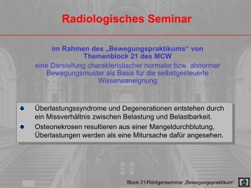 Radiologisches Seminar